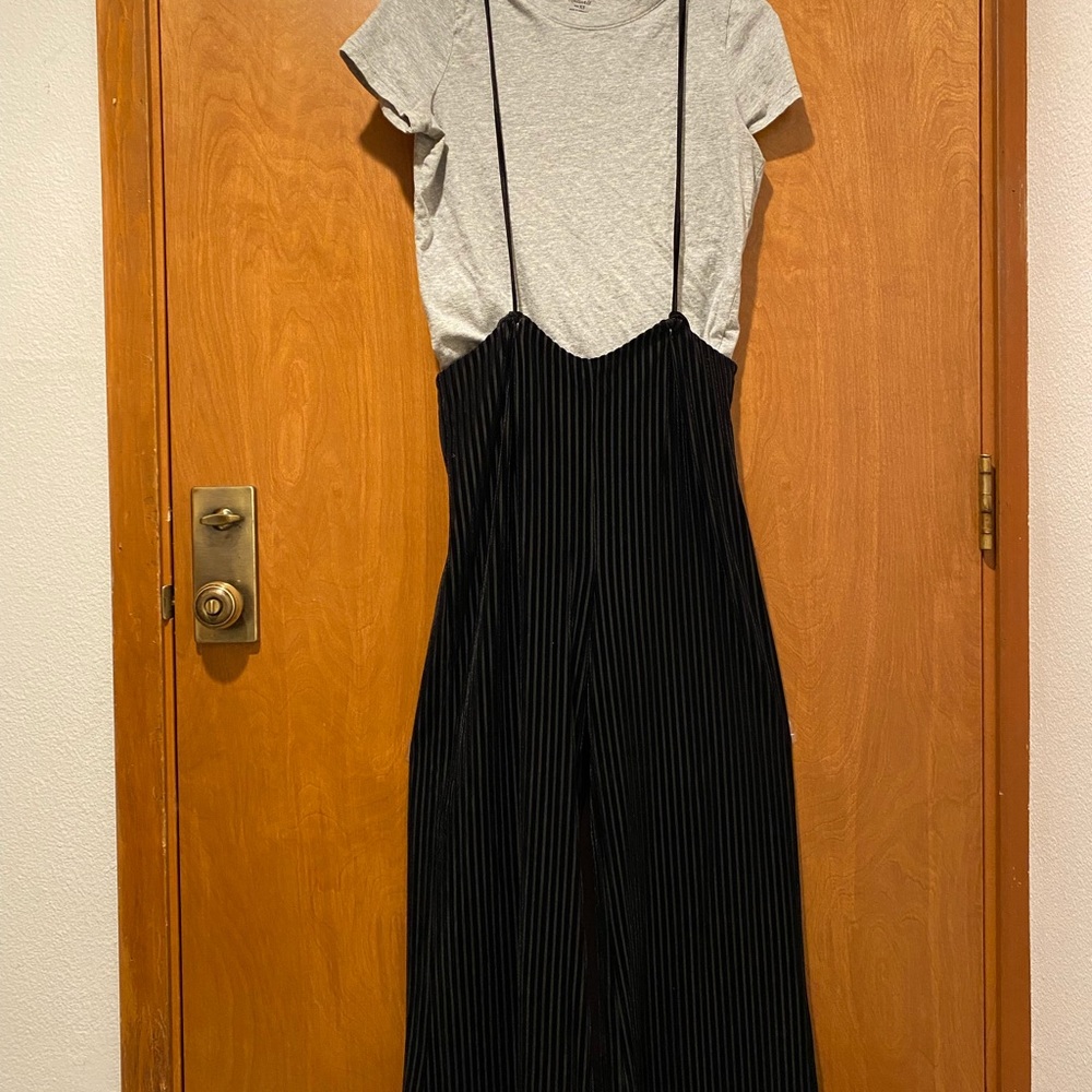 Lucca, size small. Black stripe jumper.